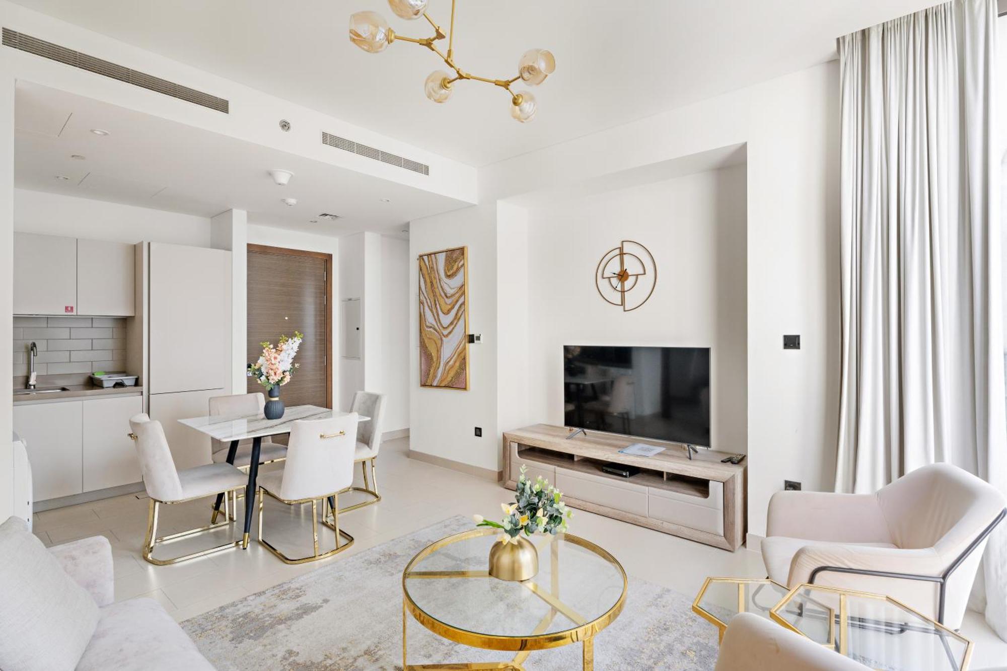Beautiful 2 Bedroom Next To Business Bay - Sobha Creek Vista Дубай Экстерьер фото