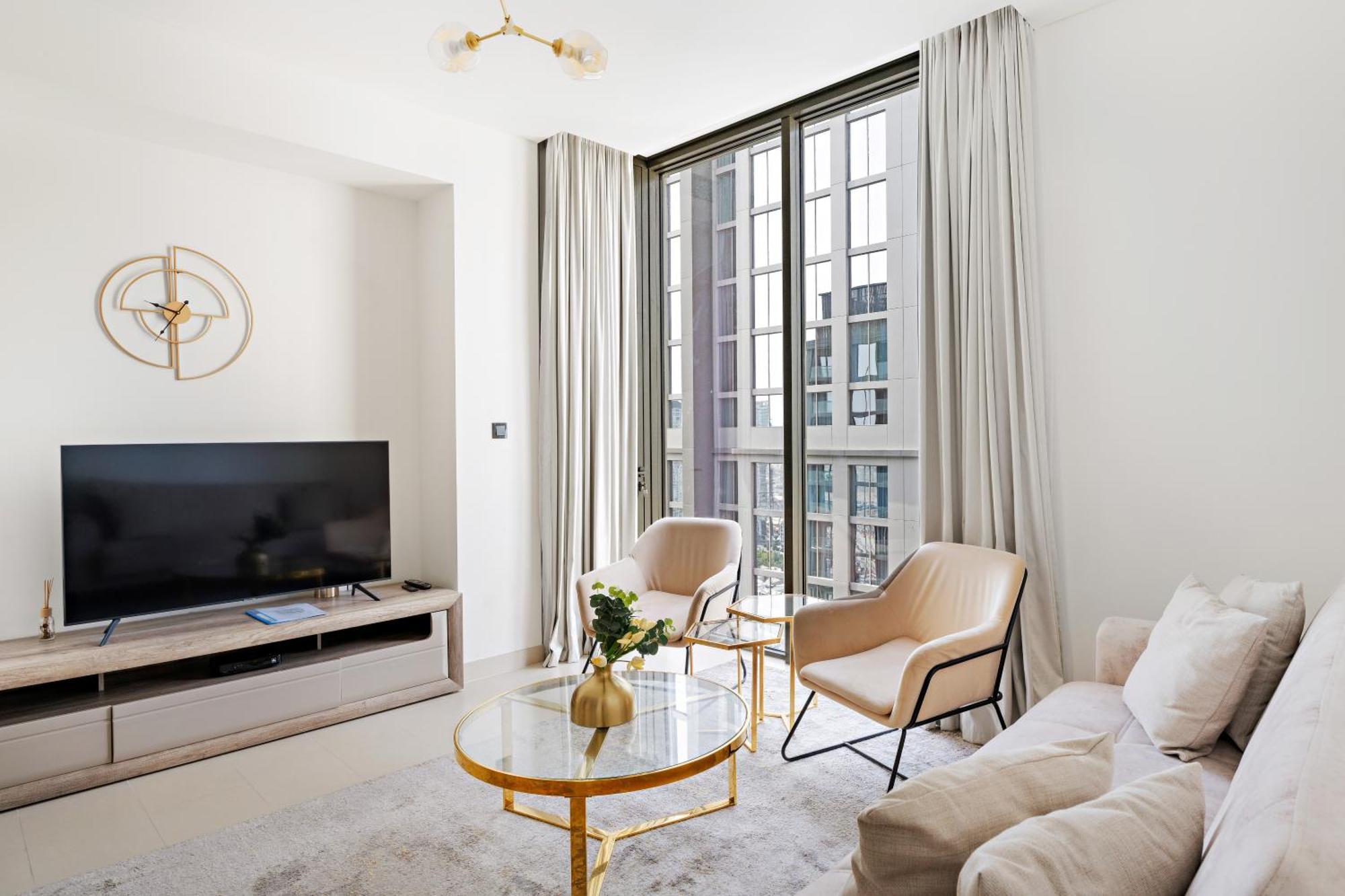 Beautiful 2 Bedroom Next To Business Bay - Sobha Creek Vista Дубай Экстерьер фото